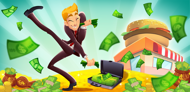 Burger Clicker 🍔 Idle Money Billionaire Business