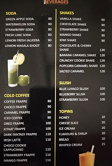 Cafe Adda menu 