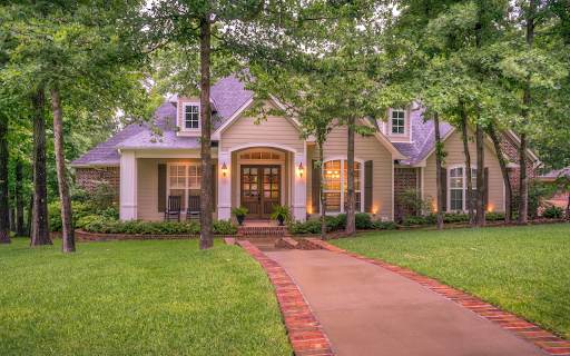 Elegant Home Nestled Among Tall Trees screenshot 1