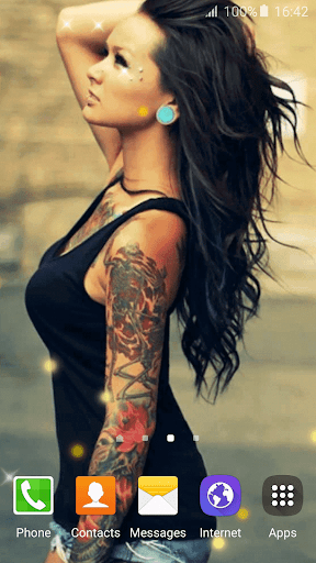 Tattoo Girl Live Wallpaper HD