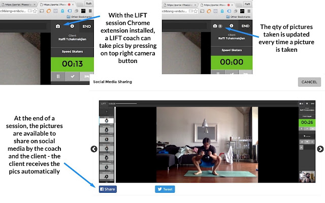 LIFT Session chrome extension