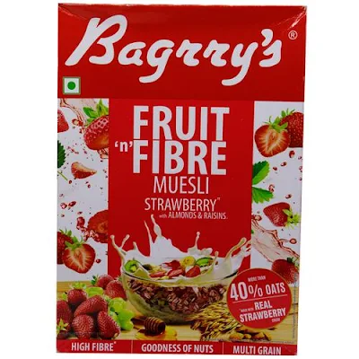 Bagrrys Fruit N Fibre Strawberry 500 Gm