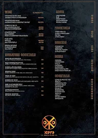 Xoyo - Night Club & Bar menu 2