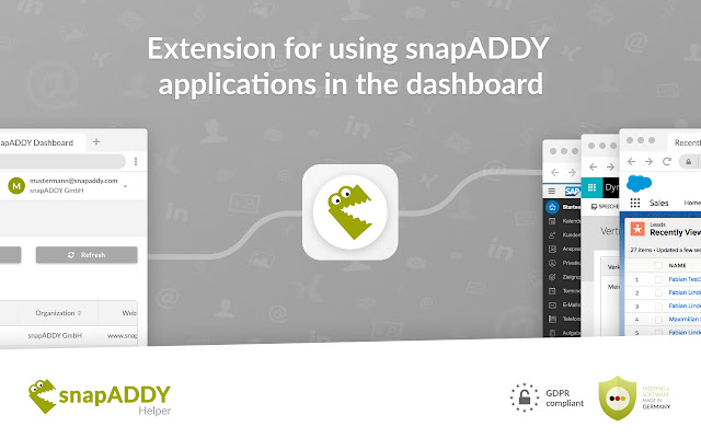 snapADDY Helper chrome extension