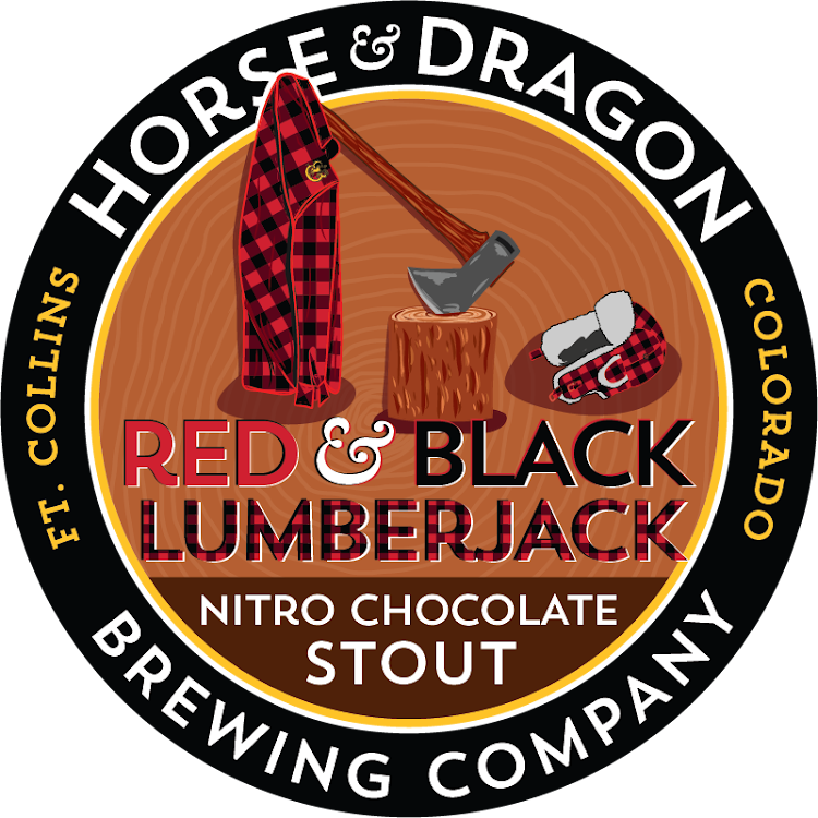 Logo of Horse & Dragon Red & Black Lumberjack Nitro Chocolate Stout