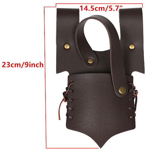 Title 4, Medieval Viking Sword Handle Buckle Leather Swo...