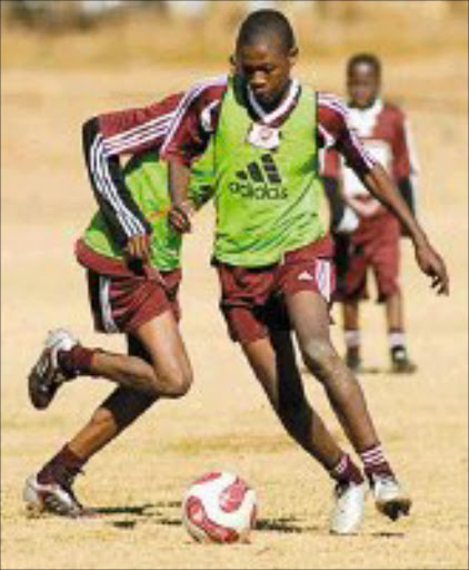 ON THE BALL: Teboho pholosi in action. © Sowetan.