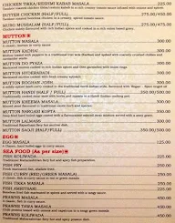 The Carnival menu 1