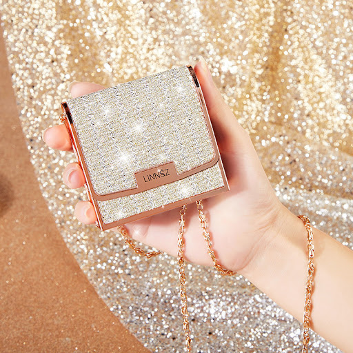 Title 3, Starry Sky Bright Small Leather Bag with three ...