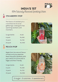 Polka Pop Sparkling Water menu 3