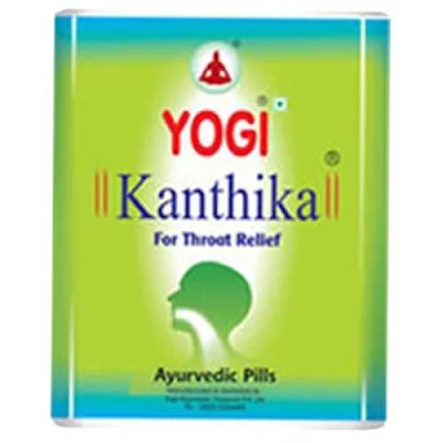 Yogic Yogi Kanthika For Throat Relief Ayurvedic Tablets - 70 pcs