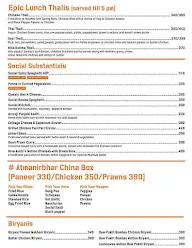 Malad Social menu 2