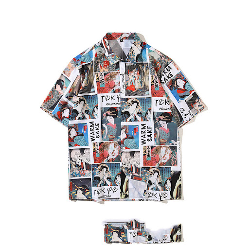 Title 2, Wukong In Stock Japanese Retro Style Full Print...