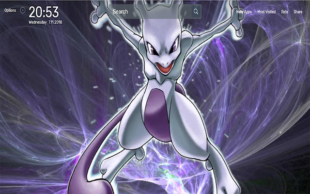 Pokemon Neon Wallpapers NewTab Theme