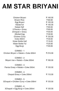 Star Biryani Centre menu 1