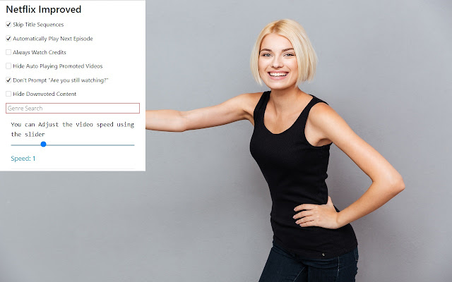 Upgrades for Netflix™ chrome extension