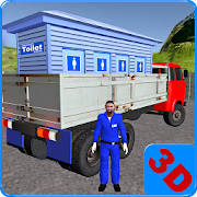 Public Toilet Cargo Truck 3D  Icon