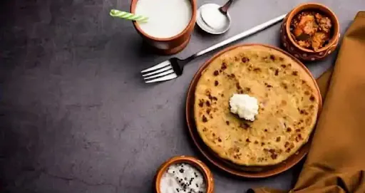 Gobi Paratha And Chaas