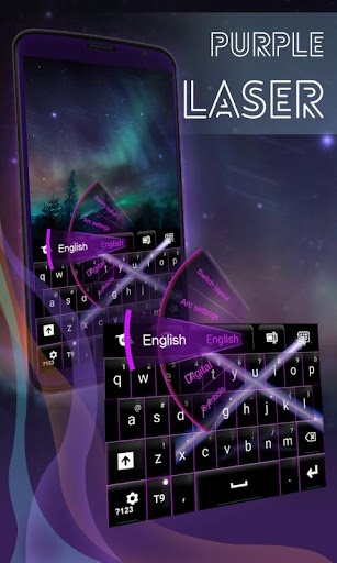 Purple Laser Keyboard