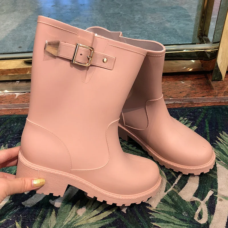 Title 2, Mode rubberen regenlaarzen voor dames, antislip...