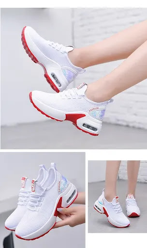 Title 4, Fly Weaving Casual Sports Shoes. Comfortable an...