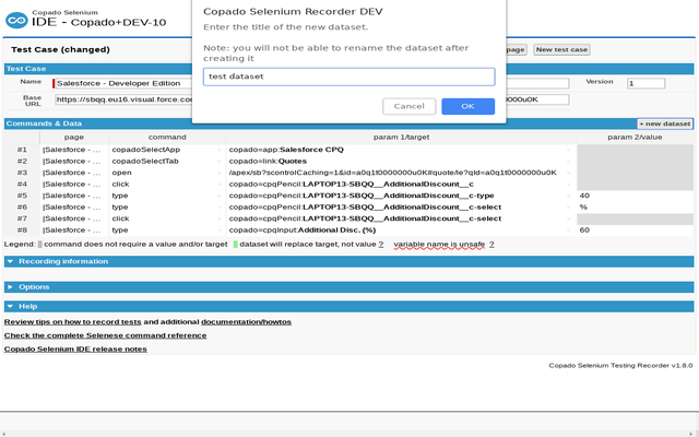 Copado Selenium Recorder Preview image 1