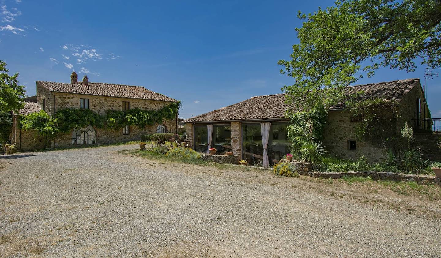 Corps de ferme avec jardin et piscine Castellina in Chianti