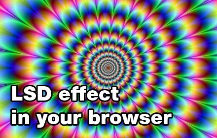 LSD effect chrome extension