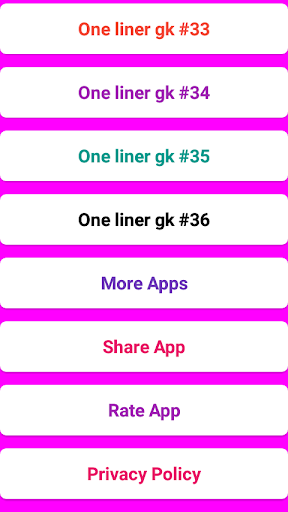 Gk one liner