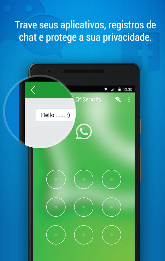   CM Security Antivírus AppLock: captura de tela 