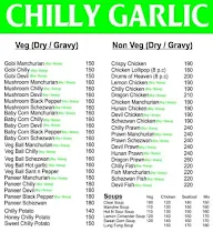 Chilly Garlic menu 2