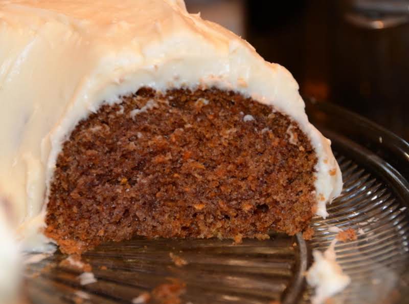 I Used A Bunt Cake Pan And Cream Cheese Frosting. Baked In My Oven About 45 Min. I Did Not Decorate With The Cute Carrots.