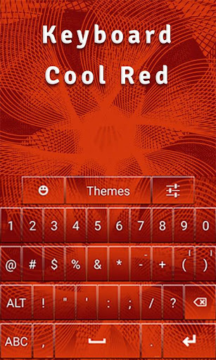 Keyboard Cool Red