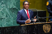 Zambia's President Hakainde Hichilema.