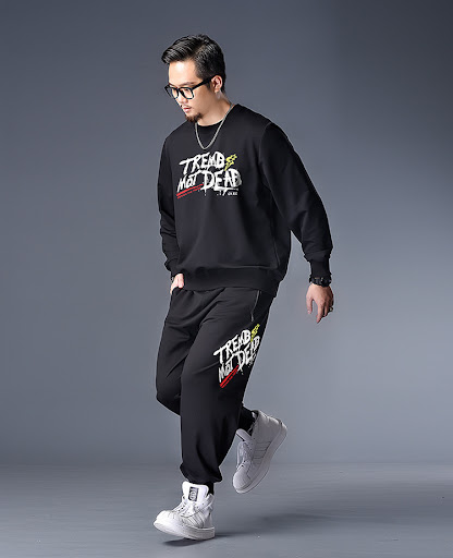 Title 8, Mens Plus Size Printed Casual Sweatpants Set o...