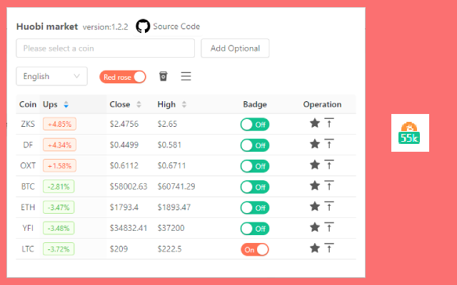 Huobi market Preview image 0