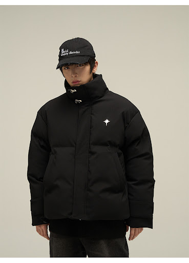 Title 7, American Retro Down Cotton-padded Jacket for Me...