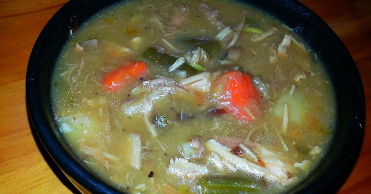 Turkey Frame Soup | Just A Pinch Recipes