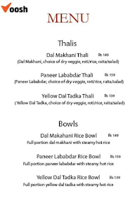 Voosh Desi Parathas menu 3