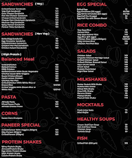 The Fitness Cafe menu 1