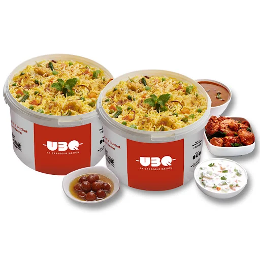 Family Bucket - Veg Biryani (Serves 7-8)