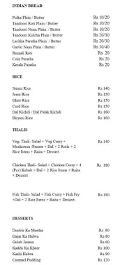 Shahiraaz Biryani And Kebabs menu 1