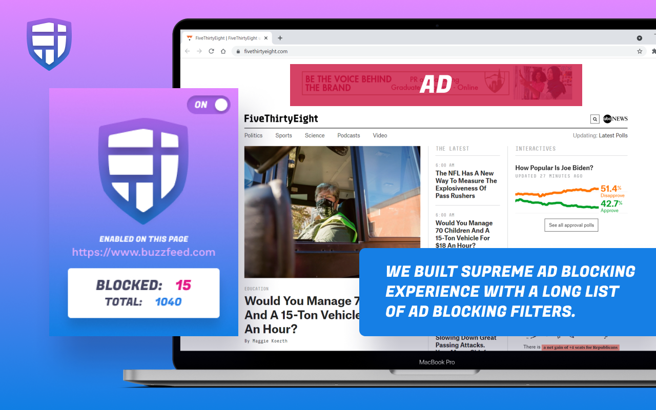 Alfablocker ad blocker Preview image 1