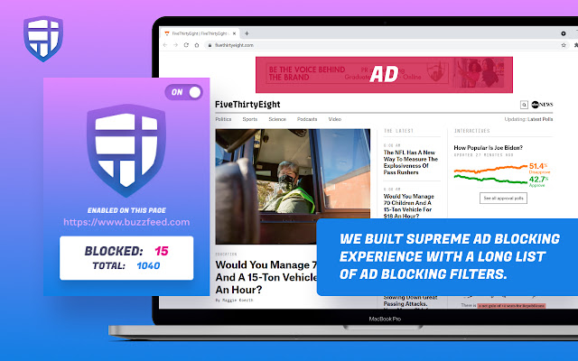 Alfablocker adblock plus