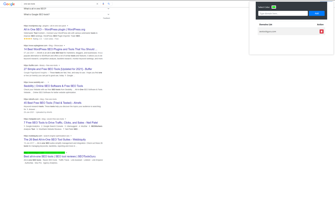 SERP-Highlighter Preview image 0