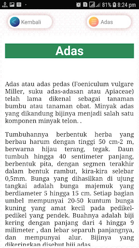 Tanaman Obat Herbal Offline