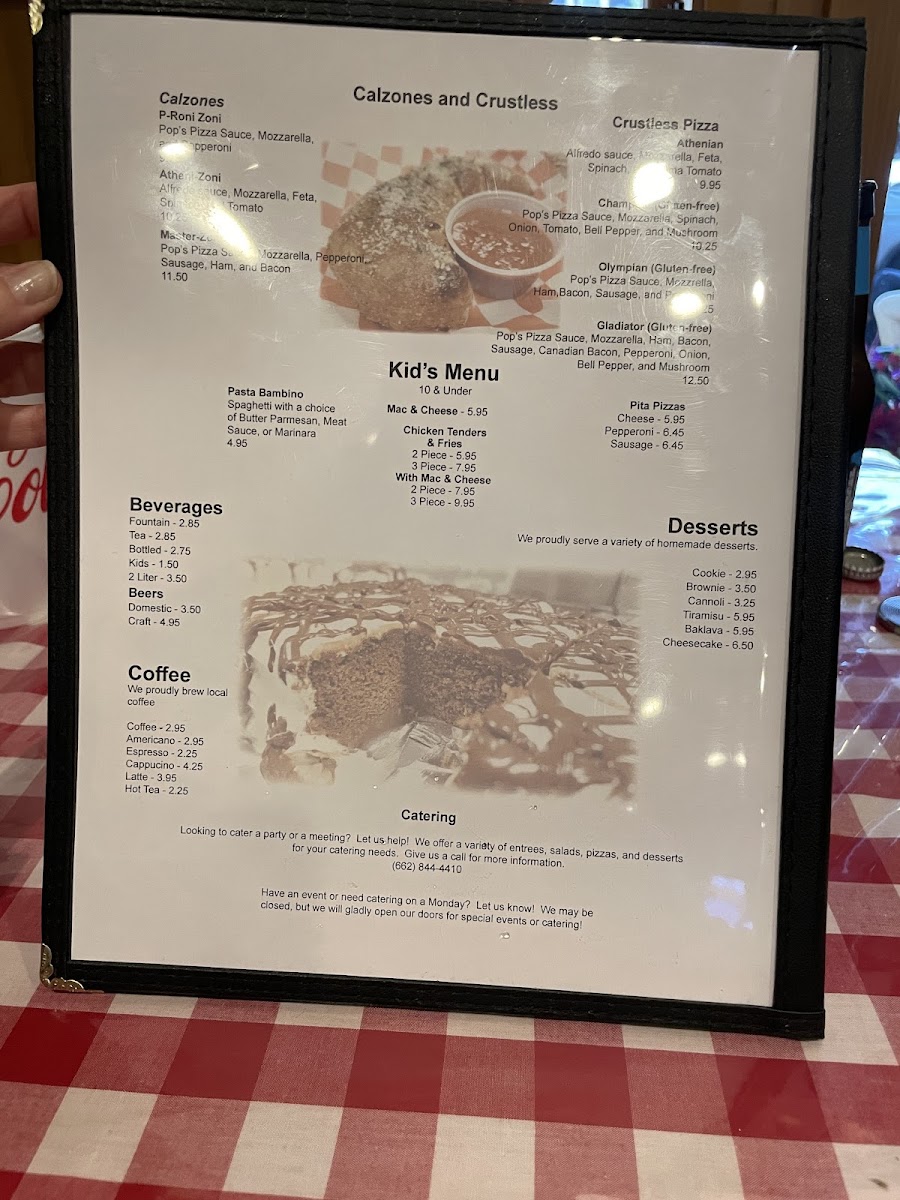 Vanelli's Bistro gluten-free menu