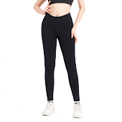 Quần Legging Thể Thao Nữ Dài Reeta Nâng Mông Lưng Cạp Cao Tập Gym, Yoga, Aerobi..vải Dày Dặn - A1797