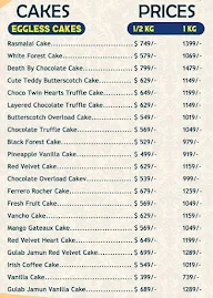 Cakes Den menu 2