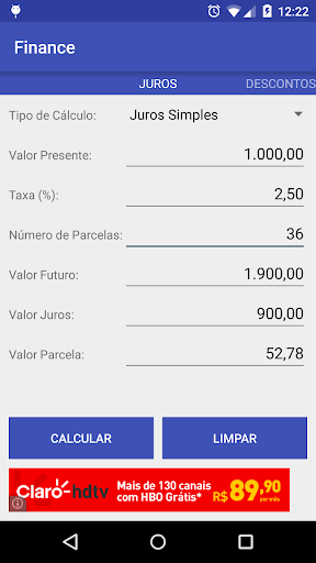 Financiamentos Juros Descontos